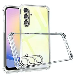 Shockproof Phone Case for Samsung Galaxy A25 A35 A15 A54 A34 A14 5G A24 4G A05S A04S A73 A53 A33 A23 A13 Transparent Back Cover