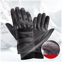 Winter Warm Thick Skiing Full Finger Gloves Touchscreen Outdoor Hunting Protection Mountaineering Gloves for Ski Motorcycle Bike 2