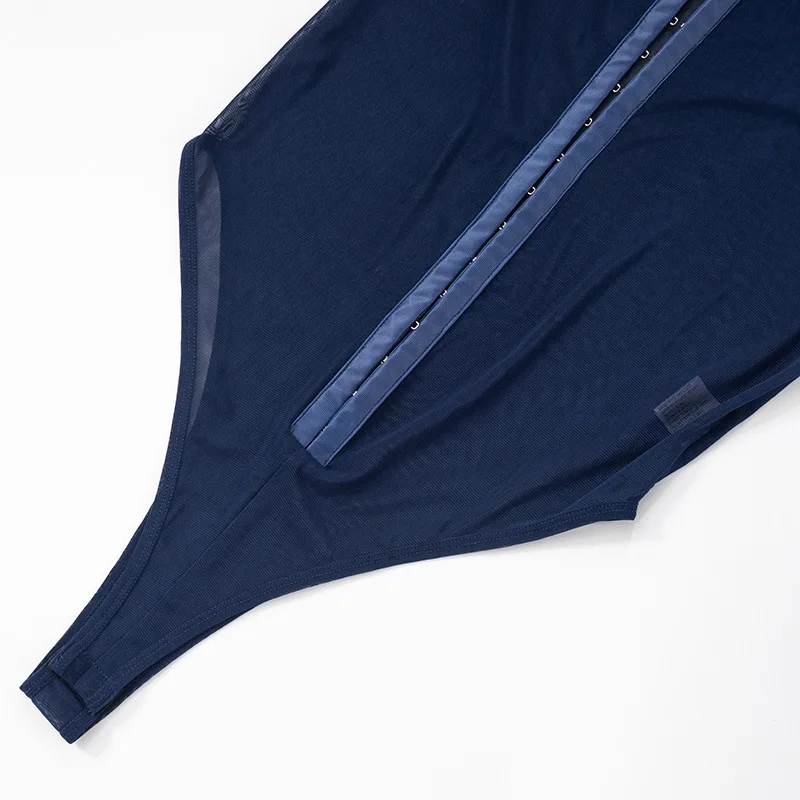 Sexy Damen-Bodys mit ausgehöhltem Reißverschluss vorne, offener Schnitt, sexy, modisch, ärmellos, Y2k-Schnürung, Sommer, dünn, einteilig, Strandmode – Detail 18