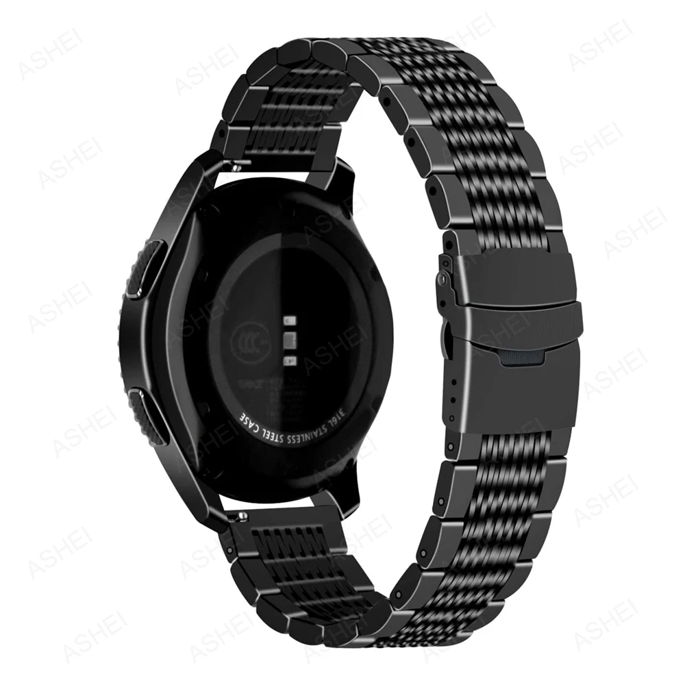 For Samsung Galaxy Watch 4 Classic Band 46Mm 42Mm Watch 3/4 45Mm 41Mm 44Mm 40Mm Strap 20Mm 22Mm Gear S3 Stainless Steel Bracelet