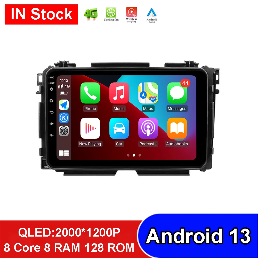 

For Honda Vezel HR - V 2015 - 2017 Android 13 No 2din 2 Din Dvd Car Multimedia Video Player Navigation Stereo