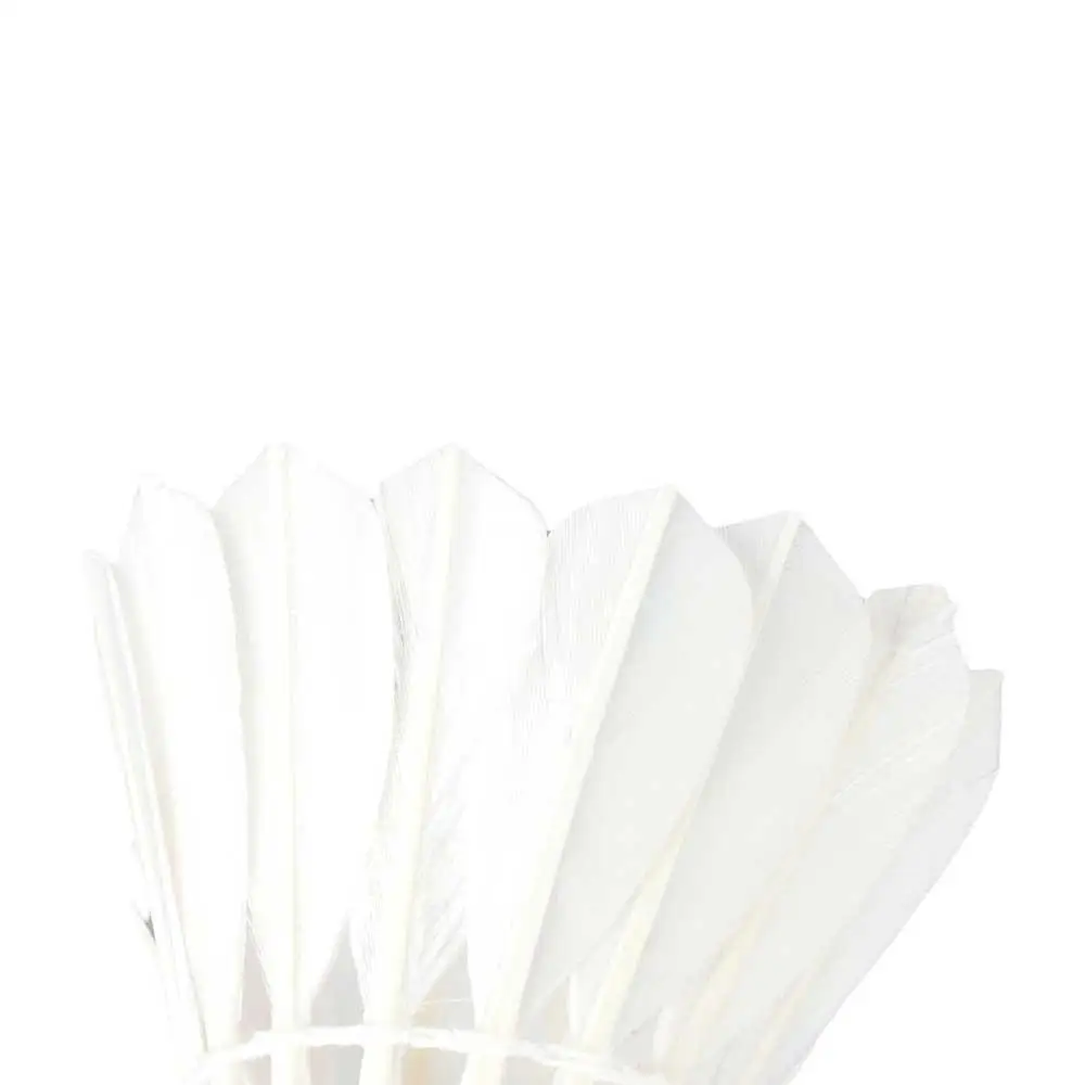 Super Durable Elastic Fitness Cork Game Sports Goose Feather 12 Pcs Badminton Balls Shuttlecock