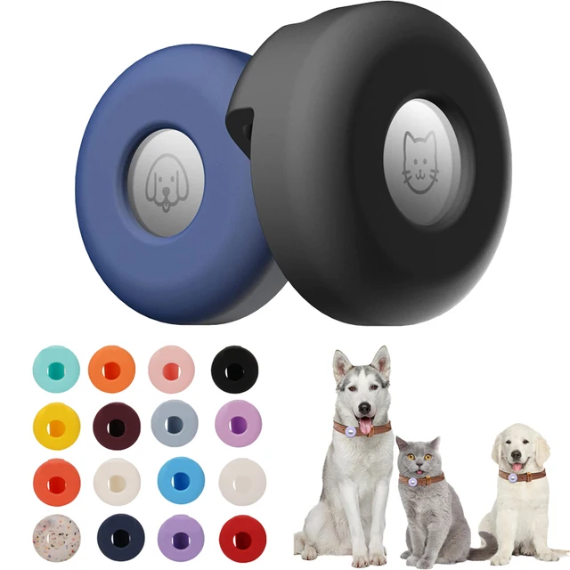 Silicone Airtag Case for Apple Cat Dog Collar Clip Cover Pet Anti-loss Locator Tracker Protective Sleeve Dog Accessories Silicone Airtag Case for Apple Cat Dog Collar Clip Cover Pet Anti-loss Locator Tracker Protective Sleeve Dog Accessories