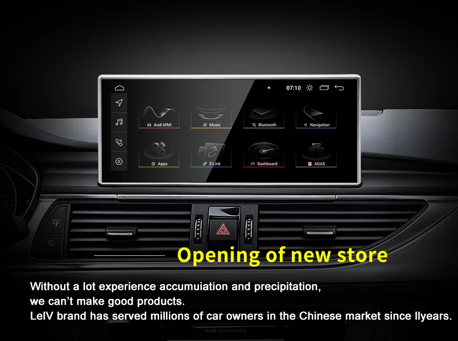 Qualcomm Snapdragon665 Android13 10.25inch Wireless Carplay AUTO For AUDI 2012-2