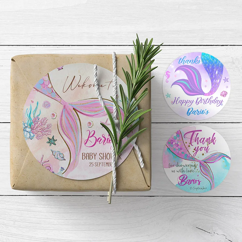mermaid-party-sticker-custom-cute-girls-birthday-party-labels-design-your-own-text-baby-shower-little-mermaid-sticker-decoration-party-holiday-diy-decorations-aliexpress for Free Printable Mermaid Thank You Cards Mermaid Party Sticker Custom Cute Girls Birthday Party Labels Design Your Own Text Baby Shower Little Mermaid Sticker Decoration - Party & Holiday Diy Decorations - AliExpress for Free Printable Mermaid Thank You Cards