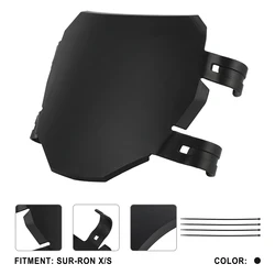 Universal Electric Bike Front License Registration Plate (Black)