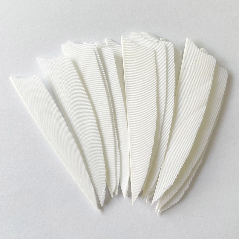 100 Pcs Hi-Q 3 Inch Turkey Arrow Feathers Shield Cut Hunting Archery Fletching For Bow Fletches Accessories RW 5