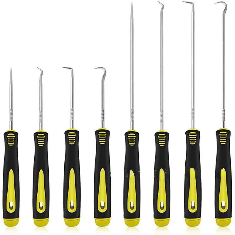 

4 Pieces Long Pick & Hook Set Gasket Puller Pick Tools for Removing Car Auto Oil Seal O-Ring Seal Tools Caja De Herramientas