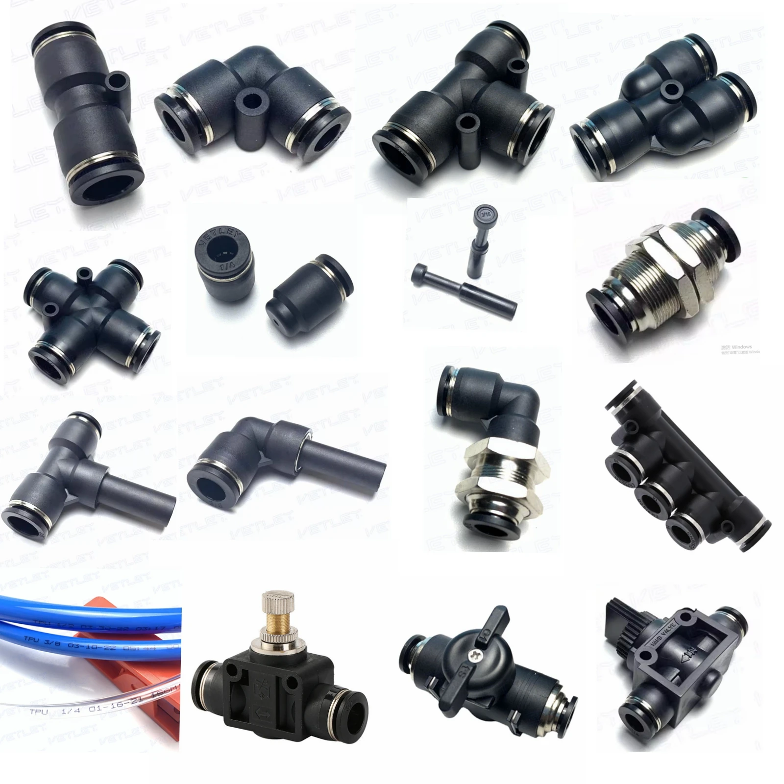 5FT Silicone Vacuum Hose Kit - 5/32", 1/4", 5/16", 3/8" Sizes, 130 PSI Max Pressure 6 thumbnail image