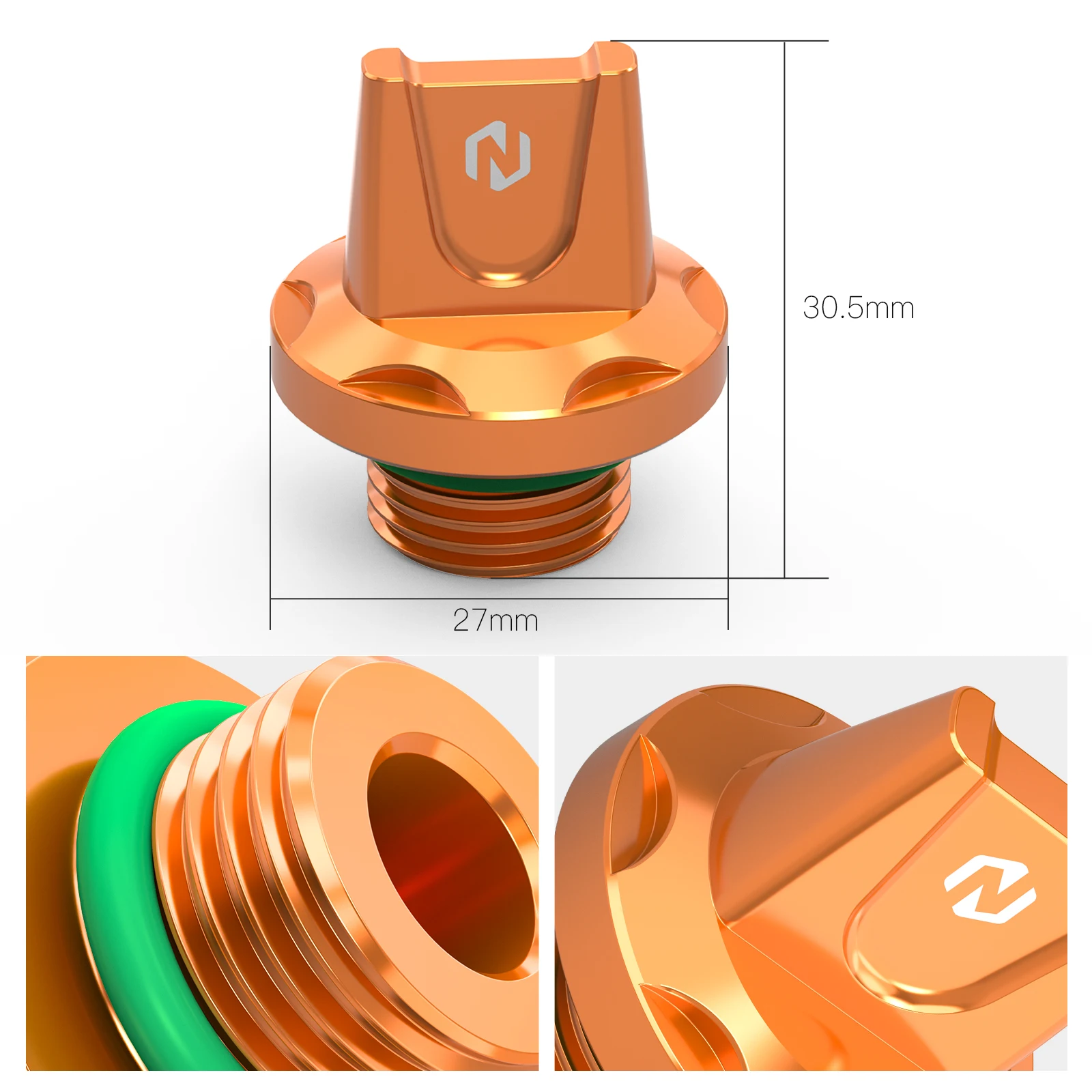 For KTM 390 Duke 125 250 Motorcycle Oil Filling Plug Cover Cap Fit 125 250 390 Duke 9633092004404A
