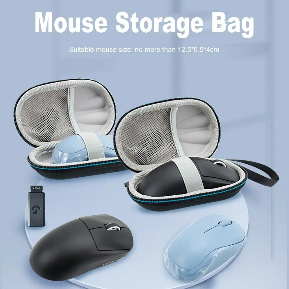 Eva Wireless Mouse Storage Bag Organizer Portatile Antiurto Duro Per Logitech M170/M185/M220/M221 G Pro X Superlight Gpw