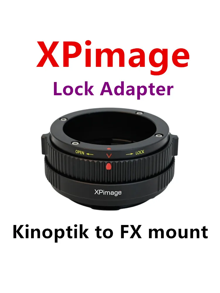 Kinoptik Cameflex Lens To Fuji Fx Camera Adapter Ring È Applicabile Per X-T5 T40 S100V T30 H2S H2 Xpro3 Xpimage Locking Adapter