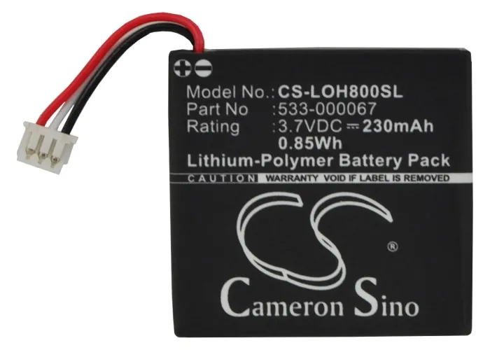 

Cameron Sino 230mAh Battery 533-000067 for Logitech H800
