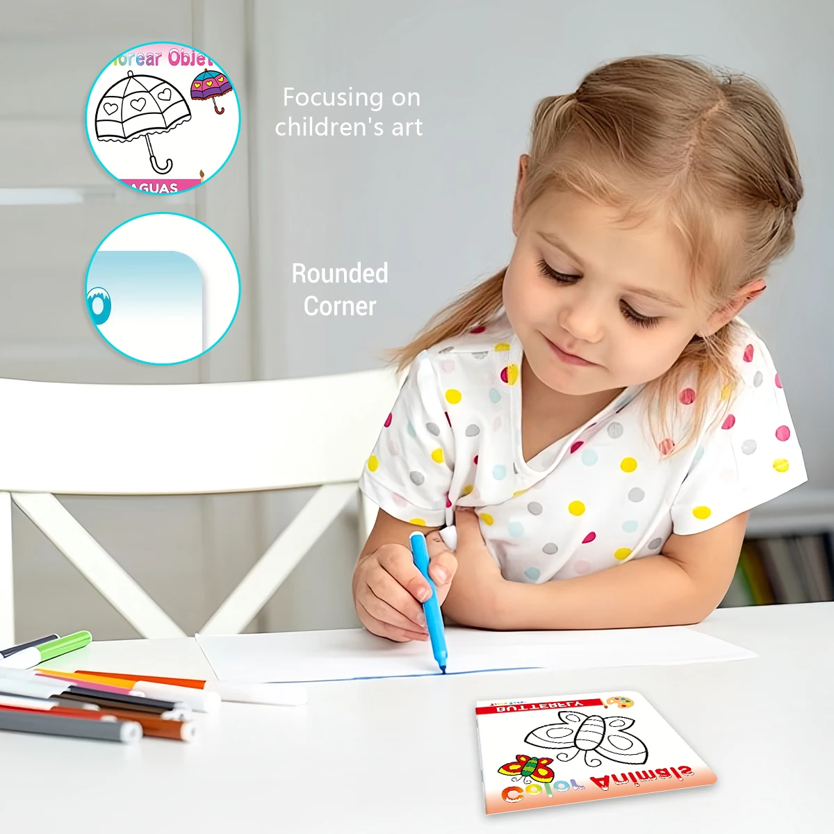 Kids' Animal Coloring Book – Butterfly Edition