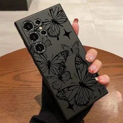 Elegant Black Butterfly Fashion Phone Case Cover for Samsung A51 5G (WBB-263MF15505A1)