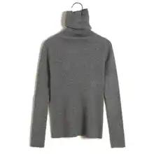 

Women Turtle Neck Sweaters Fit Basic Tee Tops Winter Clothes Woolen Sweaters Solod Color Pullovers Knits Shirt Fall Solid Color