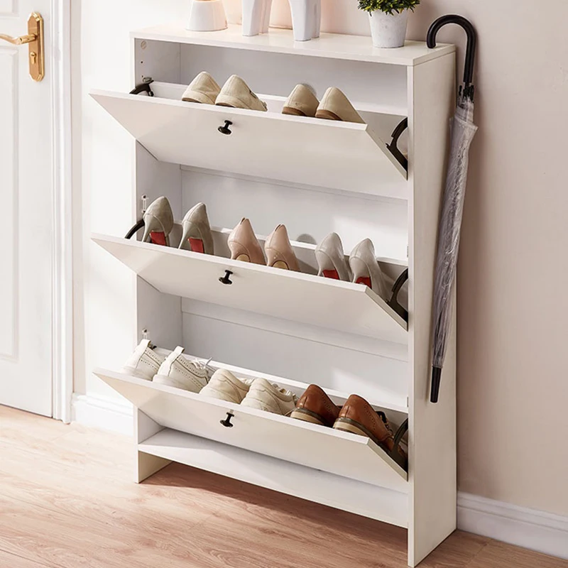 

Ultra Thin Shoe Cabinet Space Saving Modern Simple Storage Shoe BoxesDust Proof Entrancemueble RecibidorHome Furniture