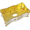 Victorian Decor Facial Tissue Box Holder Cover Bathroom Office, Silver Plastic Tissue Holder 6
