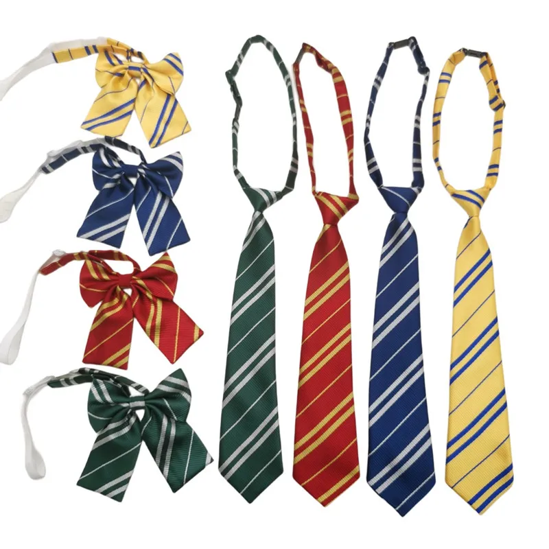 Neck Tie Anime Necktie Anime Tie Cosplay Necktie Children NeckTies College Style Casual Striped Tie Student Bow Necktie Halloween Party