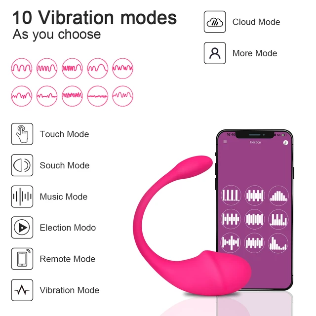 Wireless Bluetooth G Spot Dildo Vibrator for Women APP Remote