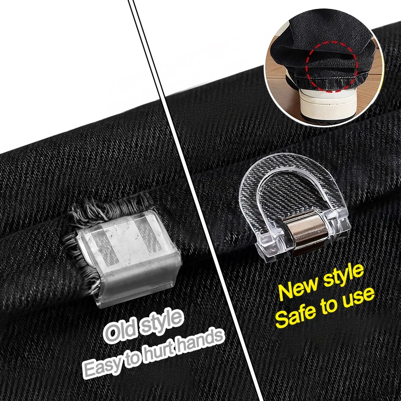 8Pcs Invisible Leg Shortening Clip non-slip Pants Edge Clip used For Anti-drag Pants Hem Fixing Multifunctional Page Holder Clip