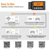 FOXWELL FW601 Universal OBD2 WIFI ELM327 V 1.5 PIC18F25K80 Scanner for Android /IOS ODB2 OBD2 Code Reader Car Scan Tool ELM327 5