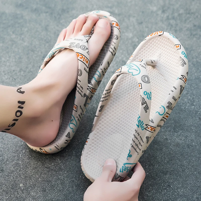 تنفس الشاطئ شبشب رجالي حجم كبير للجنسين الوجه يتخبط الصيف الترفيه الشرائح أحذية رجالي خفيفة الوزن الصنادل الناعمة Zapatillas