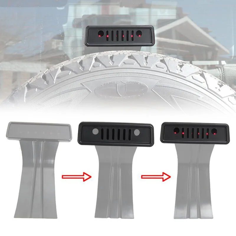 Jeep Wrangler JK 2007- Auto Tail 3rd Brake Light Cover Rear High Brake Lamp Frame Trim Sticker car sticker,tail lamp cover,car tail light decals