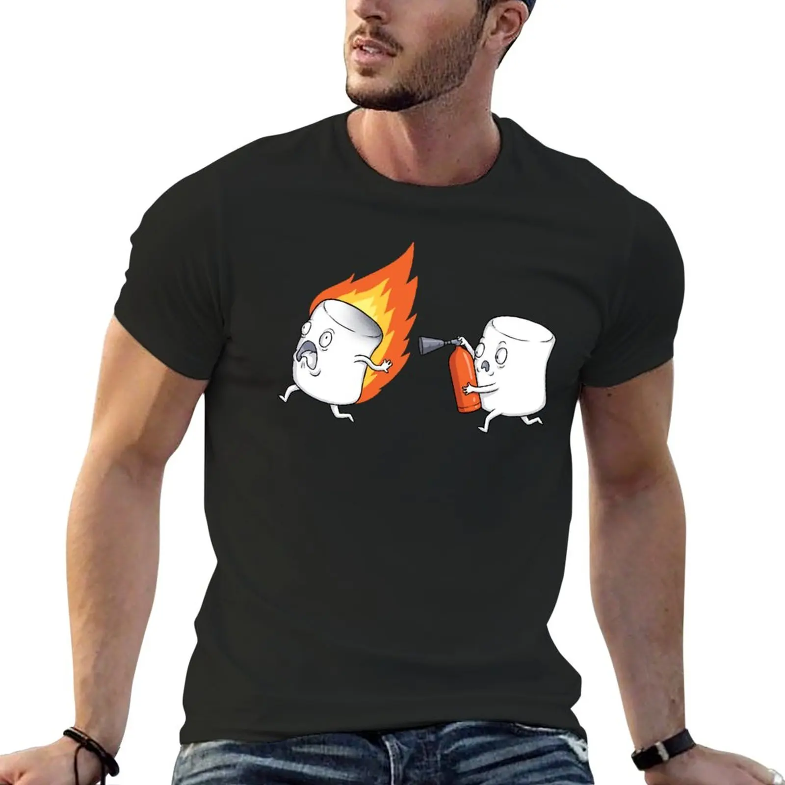 

marshmallows at a picnic T-Shirt sweat shirts plain black t-shirts for men