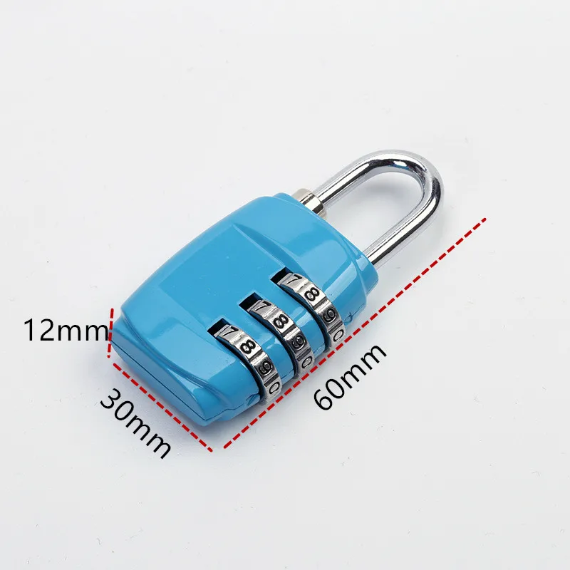 Padlock Locks 3 Mini Lock Padlock Safe Combination Code Luggage Travel Antitheft Aliexpress
