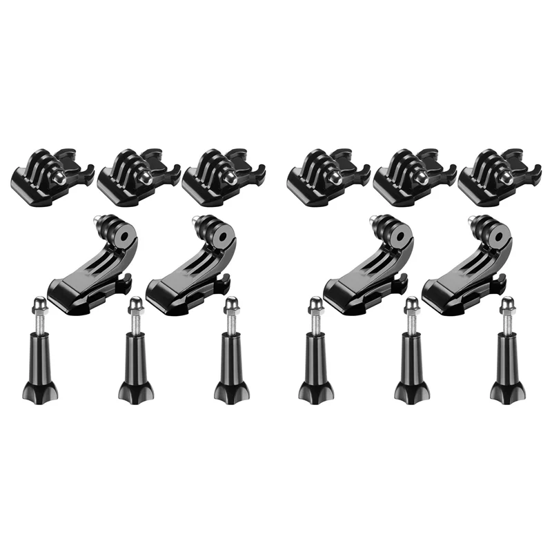 Support clip boucle J inclus dans le kit accessoires GoPro 16 pièces pour fixation rapide