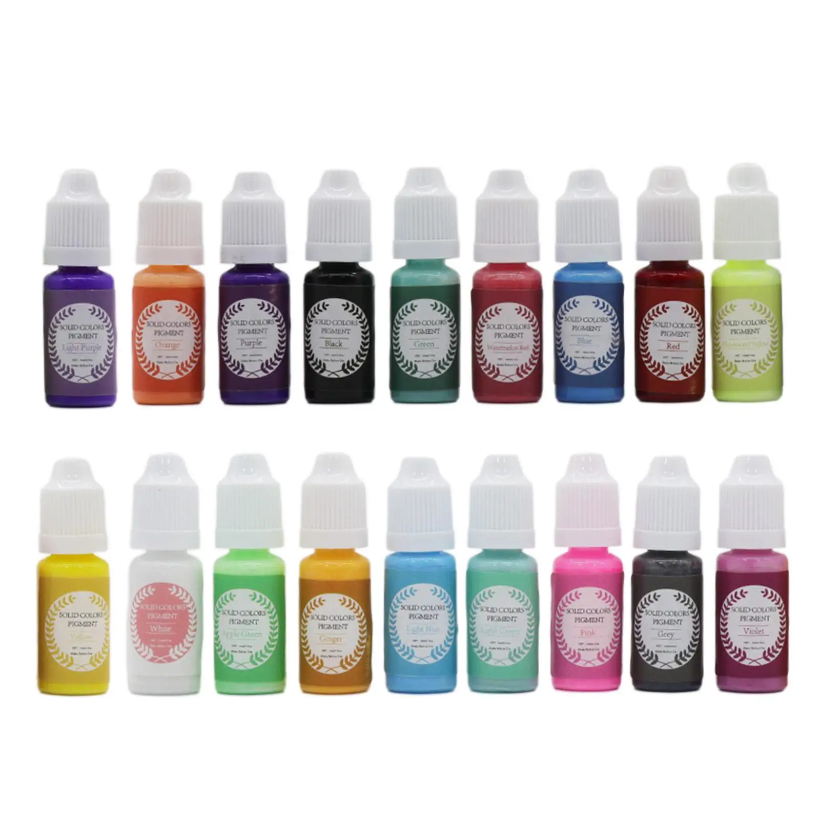 Alcohol Ink Set - 20 Bottles Vibrant Colors High Concentrated