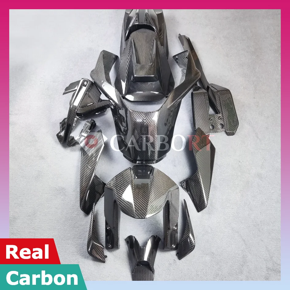 For KTM 790 DUKE 890R 890 R Carbon Fiber Full Fairing Kit Frame Guard Front Rear Fender Tank Cover Panel