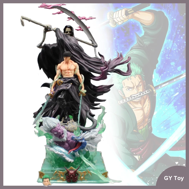 

27cm Anime One Piece Roronoa Zoro Figure Straw Hat Action Gk Figurine Model Collectible Decoration Toys Christmas Gift Model