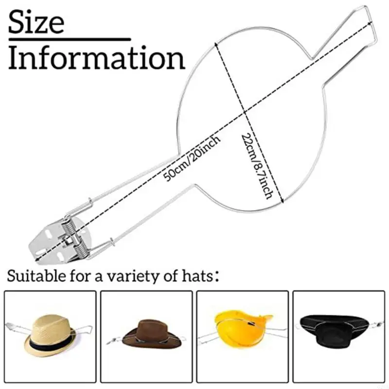 G2TA Cowboy Hat Holder Metal Cowboy Hat Holder Car Hook Hanger for Pickup Car Truck Clip Hanging Rack Accessories