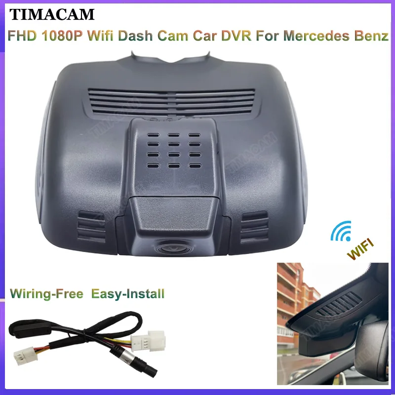 

TIMACAM For Mercedes Benz CLS w218 c218 320 350 400 260 300 2015 2016 2017 2018 Dash Cam Camera 1080P Wifi Car Dvr Easy Install