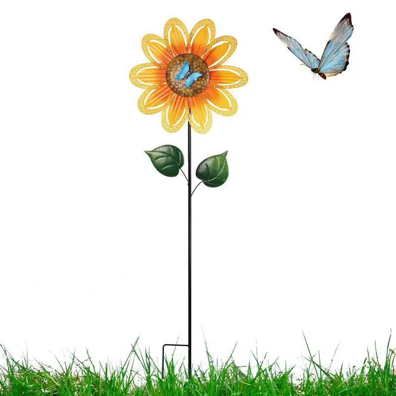 

Wind Spinners For Yard And Garden Decorative Iron Pinwheels For Yard Decor Garden Stakes For Outdoor Patio Courtyard Outdoor