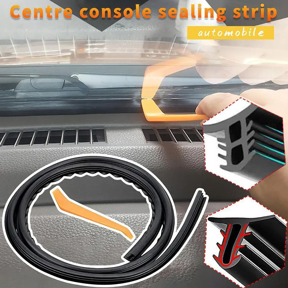 

Auto Dashboard Sealing Strip Noise Sound Insulation Rubber Strips Universal for Weatherstrip Auto Accessories Car Stickers Q5F7