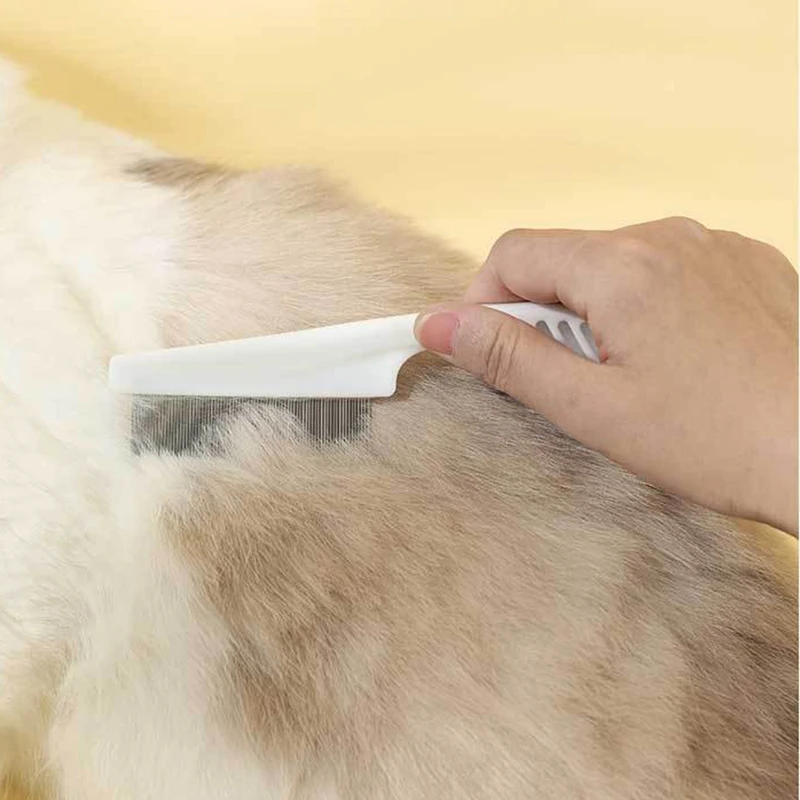 Pet Flea Comb Dog Cat Grooming Care Comb Cat Hair Removal Massage Comb Pet Grooming Portable Tools 4