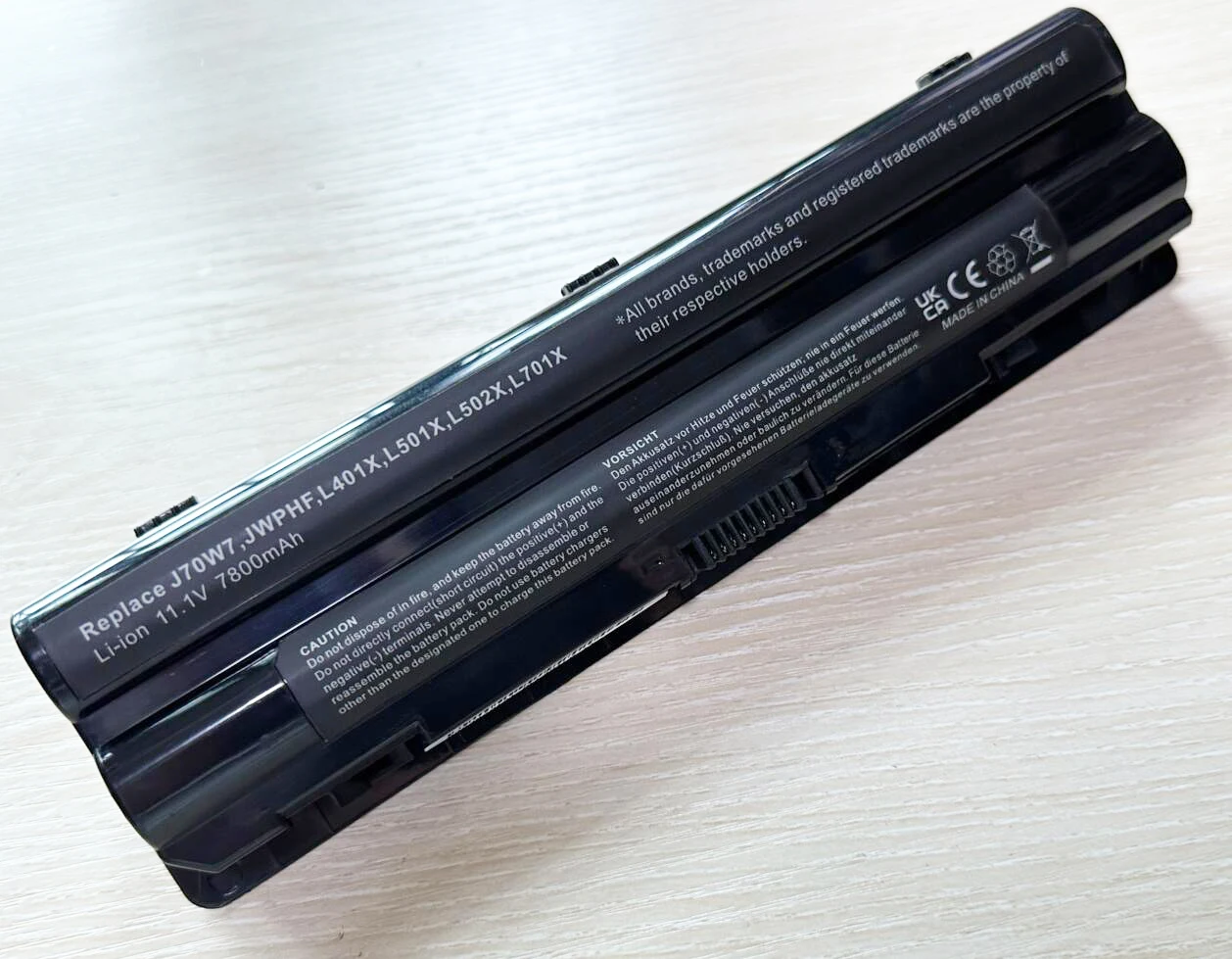 Células Bateria Portátil para Dell Xps L401x L501x L502x L701x L702x L721x J70w7 Jwphf R795x Whxy3 R4cn5 7800mah - Imagem 2