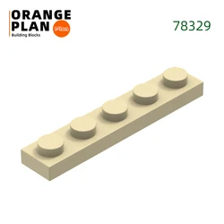 Vibrant Orange Building Plate 100g - Creative DIY Toy Assembly Parts - S (61 Tan)