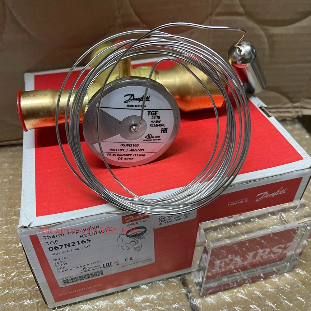 Original DAN.FOSS Heat Thermal Expansion Valve TGEX 26TR 067N2165 92KW FAIRSZ STORE