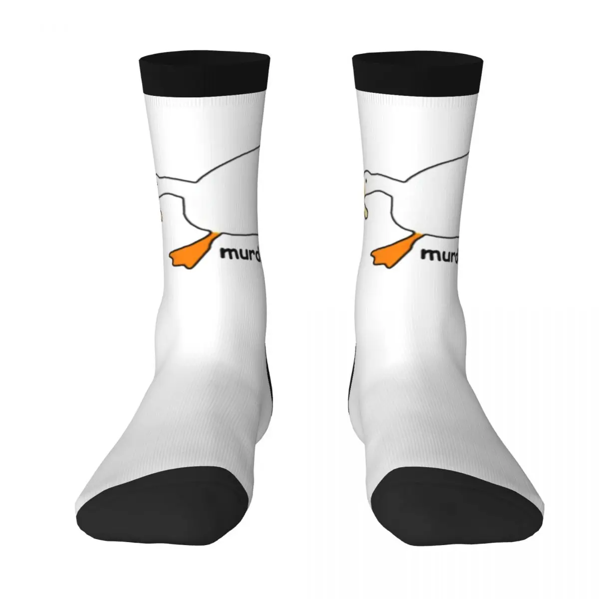 

Graphic Vintage Untitled Goose Game Murder Classic Adult Socks The Best Buy Rucksack Elastic Stockings Sarcastic