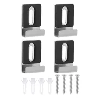 Mirror Hanging Kit Mirror Bracket Clips For Cabinets Hassle-Free Setup Long-Lasting Durability Resistant To Breakage 1
