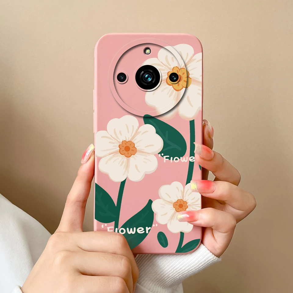 Sunflower Daisy Liquid Silicone Protective Case - Antifouling Back Cover