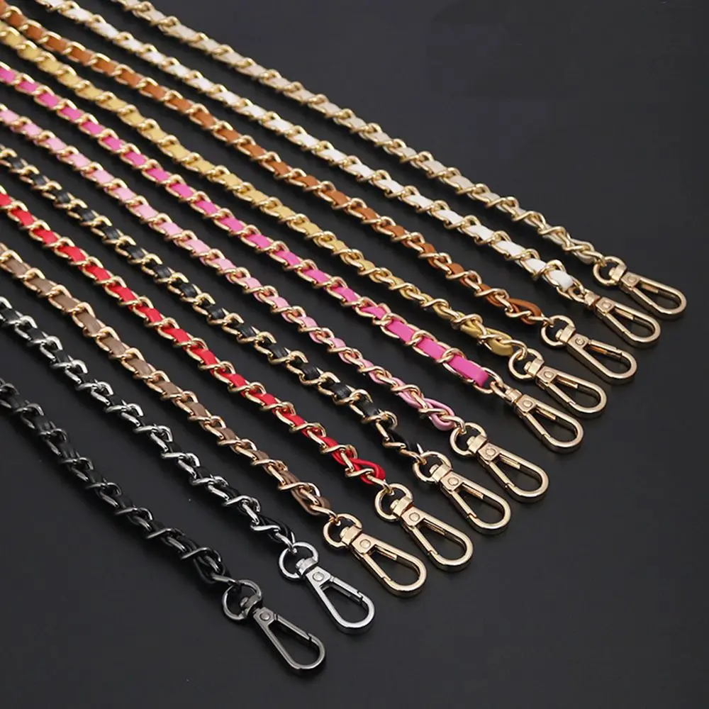 

Adjustable Handbag Accessory Replaceable Bag Parts hardware Bag Chain Crossbody Bag Belt Metal Purse Strap Leather Bag Strap