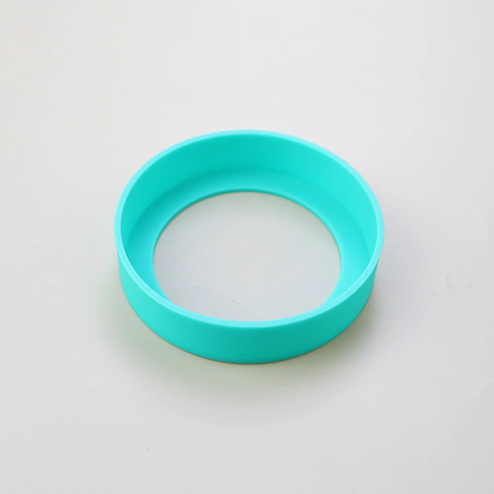 28 Colors 8.0CM Silicone Cup Bottom Protective Cover Cup Holder 80MM Thermos Cup Base Protective Case  Cup Bottom Cover