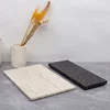 Modern Simplicity Natural Marble Flat Tray Circular Square Cosmetic Jewelry Storage Photography Props Display Ornaments 4