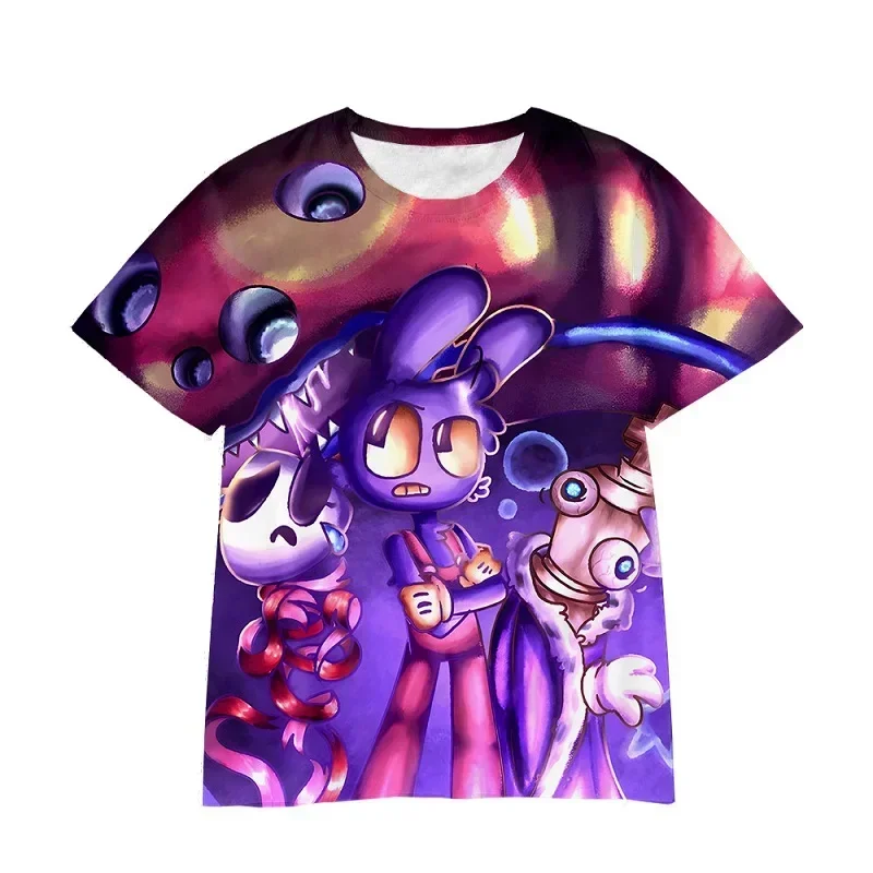 The Amazing Digital Circus 3D T Shirt Casual Summer Short Tees Kids Cartoon Graphic T Shirts Men Clothing Harajuku Anime Tshirt 6