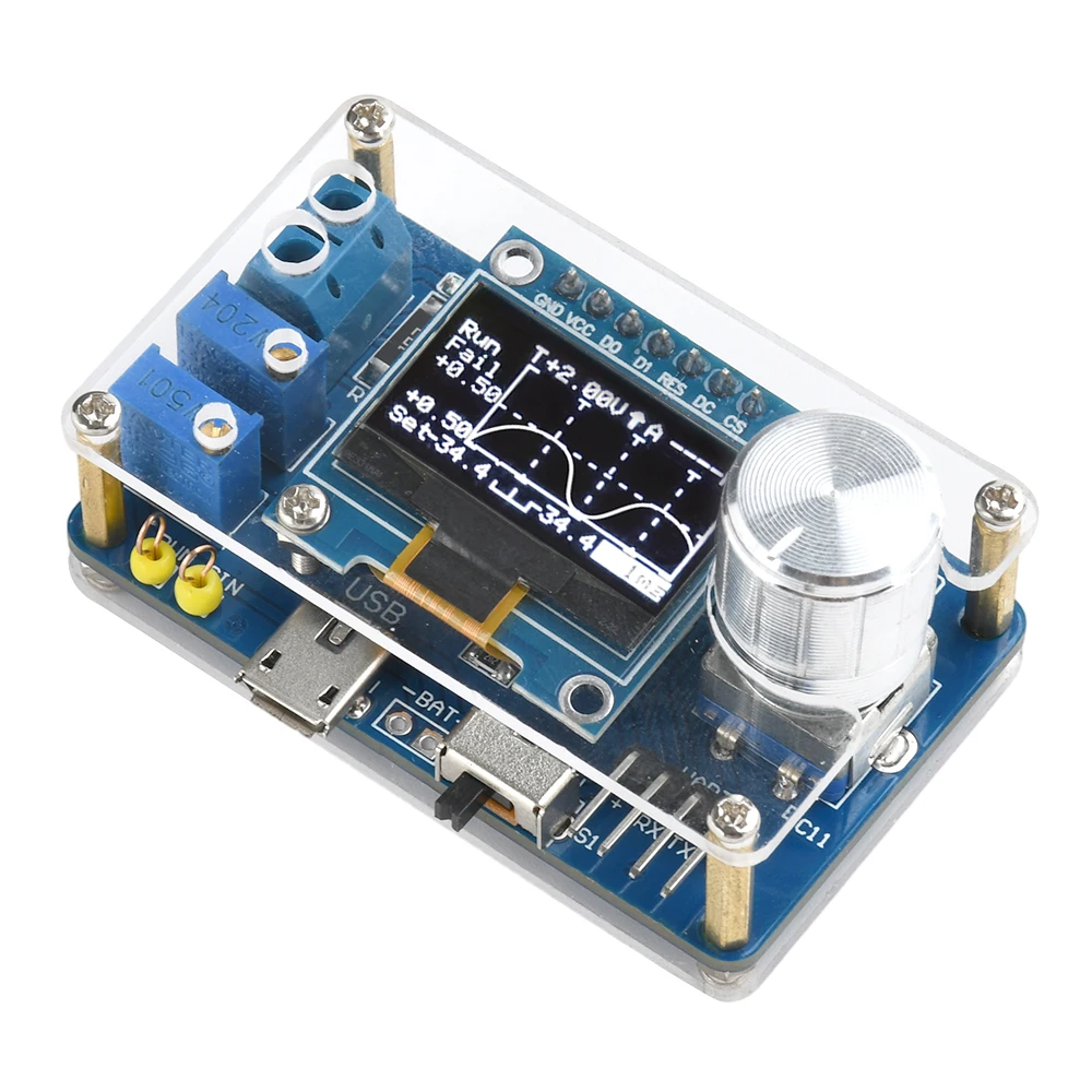 Digital DIY Oscilloscope Kit STC8K8A Microcontroller Electronic Component Soldering Practice Loose Parts digital oscilloscope